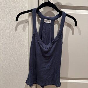 My Outfit Online Navy Blue Tank Top